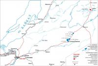Обзорная карта расположения месторождения Салбули