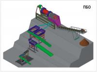 Принципиальная схема промывочного прибора ПБО (Прибор бочечный отсадочный)