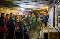 Лекция в музее рудника. На территории комплекса  работают три музея — музей минералов, горного дела и музей истории рудника Злоты-Сток